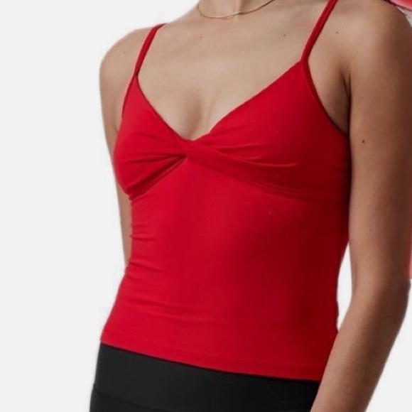 Athleta red powervita twist cami tank size Small - Picture 9 of 9